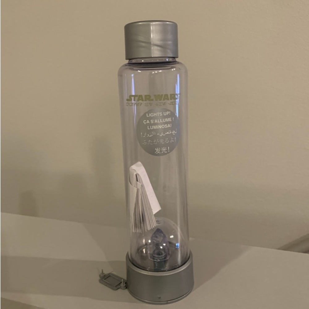 NEW Disney Parks D23 Expo Star Wars Light Up Water Bottle By Ashley Eckstein